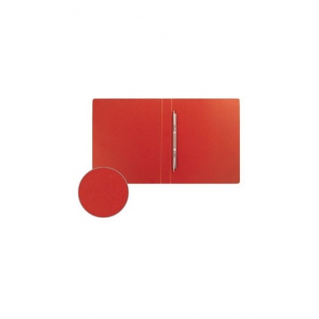 Папка с металлическим пружинным скоросшивателем BRAUBERG, картон/ПВХ, 35 мм, красная, до 290 листов - фото 8