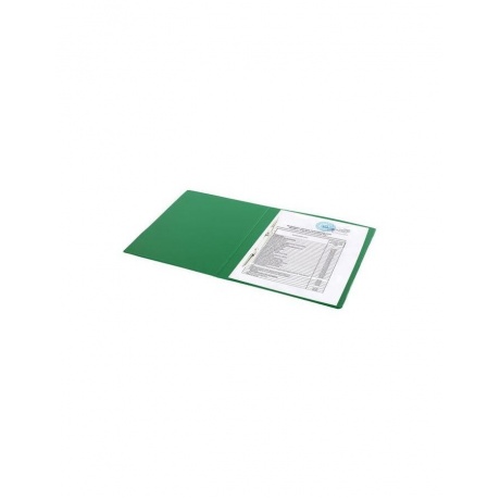 Папка с металлическим пружинным скоросшивателем BRAUBERG, картон/ПВХ, 35 мм, зеленая, до 290 листов - фото 7