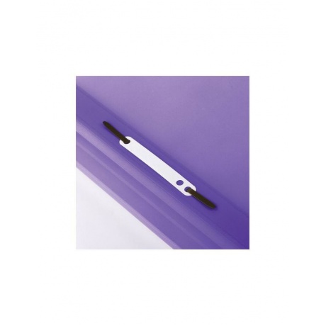 Скоросшиватель пластиковый BRAUBERG, А4, 130/180 мкм, фиолетовый, 220388, (50 шт.) - фото 4