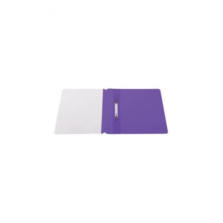 Скоросшиватель пластиковый BRAUBERG, А4, 130/180 мкм, фиолетовый, 220388, (50 шт.) - фото 6