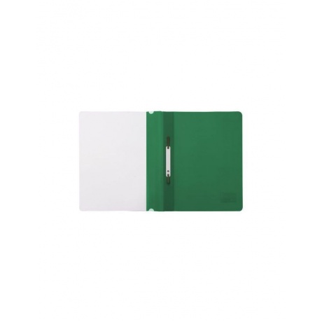 Скоросшиватель пластиковый BRAUBERG, А4, 130/180 мкм, зеленый, 220414, (50 шт.) - фото 2