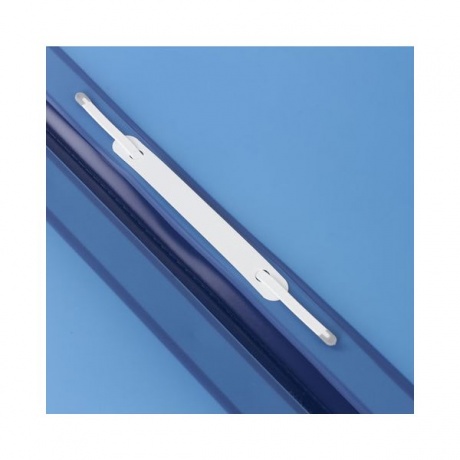 Скоросшиватель пластиковый DURABLE (Германия), А4+ (310х240 мм), 280 мкм, карман для визитки, синий, 2680-06 - фото 4