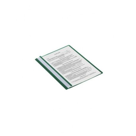 Скоросшиватель пластиковый STAFF, А4, 100/120 мкм, зеленый, 225728, (75 шт.) - фото 7