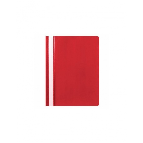 Скоросшиватель пластиковый STAFF, А4, 100/120 мкм, красный, 225729, (75 шт.) - фото 1
