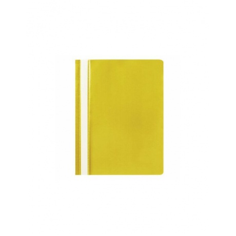 Скоросшиватель пластиковый STAFF, А4, 100/120 мкм, желтый, 225731, (75 шт.) - фото 1