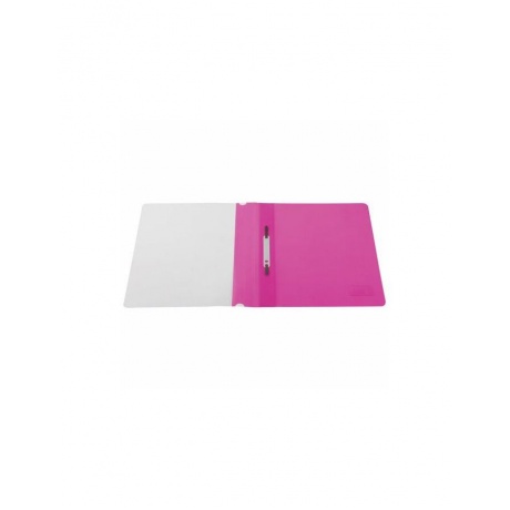 228672, (цена за 50 шт.) Скоросшиватель пластиковый BRAUBERG, А4, 130/180 мкм, розовый - фото 3