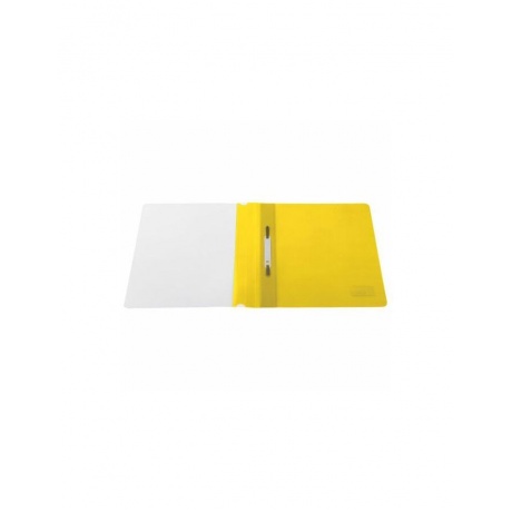 228671, (цена за 50 шт.) Скоросшиватель пластиковый BRAUBERG, А4, 130/180 мкм, желтый - фото 2