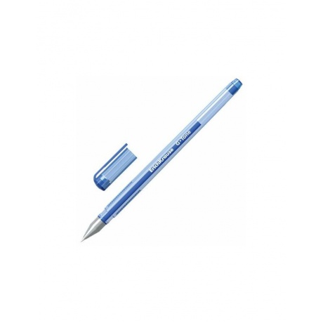 Ручка гелевая ERICH KRAUSE G-Tone, СИНЯЯ, корпус тонированный синий, узел 0,5 мм, линия письма 0,4 мм, 17809, (24 шт.) - фото 1