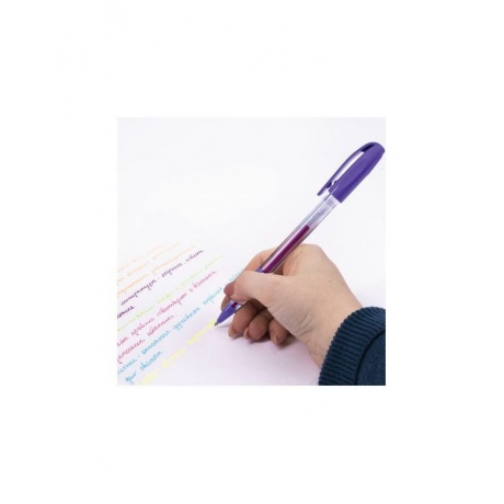 Ручка гелевая PENSAN Neon Gel, НЕОН АССОРТИ, узел 1 мм, линия письма 0,5 мм, дисплей, 2290/S, (60 шт.) - фото 10