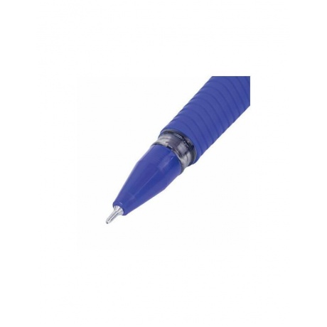 Ручка гелевая с грипом PENSAN Soft Gel Fine, СИНЯЯ, игольчатый узел 0,5 мм, линия 0,4 мм, (12 шт.)  - фото 4