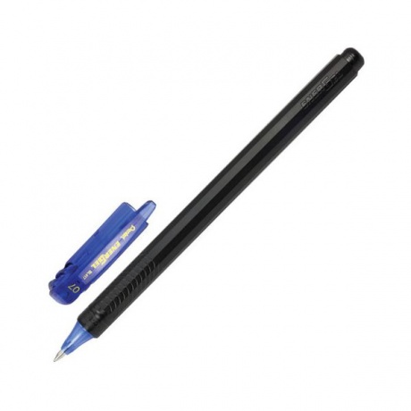 Ручка гелевая PENTEL (Япония) Energel, СИНЯЯ, корпус черный, узел 0,7мм, линия 0,35мм, (12 шт.)  - фото 1