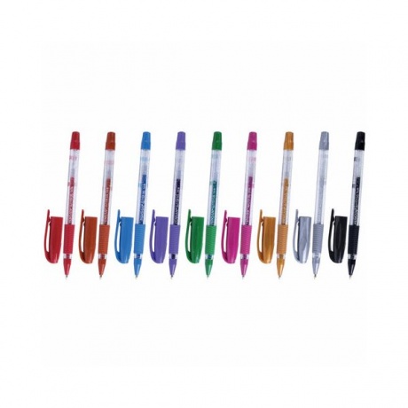 Ручка гелевая PENSAN Glitter Gel, АССОРТИ, чернила с блестками, 1 мм, линия 0,5 мм, дисплей, (60 шт.)  - фото 2