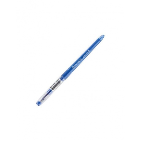 Ручка гелевая BRAUBERG DIAMOND, СИНЯЯ, игольчатый узел 0,5 мм, линия письма 0,25 мм, 143378. (24 шт.) - фото 3