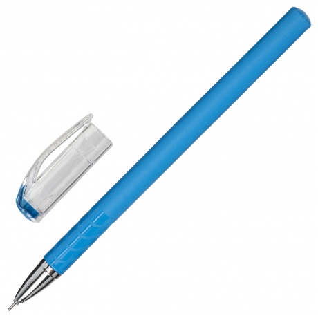 Ручка гелевая STAFF &quot;College&quot;, СИНЯЯ, корпус синий, игольчатый узел 0,6 мм, линия письма 0,3 мм, 143017 (36 шт.) - фото 1
