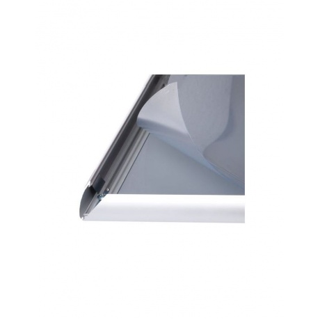 Рамка настенная для рекламы, А4 (210х297 мм), алюминиевый профиль, прижимные стороны, BRAUBERG, 232203 - фото 3