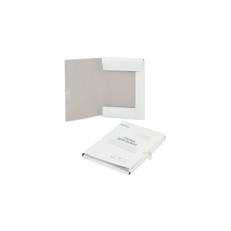Папка для бумаг с завязками картонная мелованная BRAUBERG, 440 г/м2, до 200 листов, (100 шт.) - фото 5