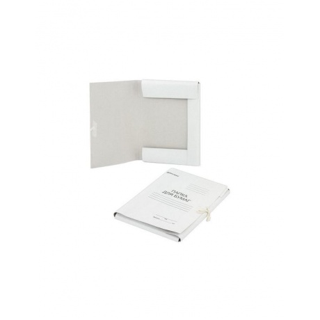 Папка для бумаг с завязками картонная BRAUBERG, 440 г/м2, до 200 листов, (100 шт.) - фото 6