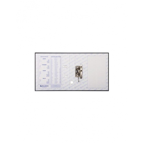 Папка-регистратор BRAUBERG с покрытием из ПВХ, 50 мм, черная (удвоенный срок службы), 220886 - фото 3