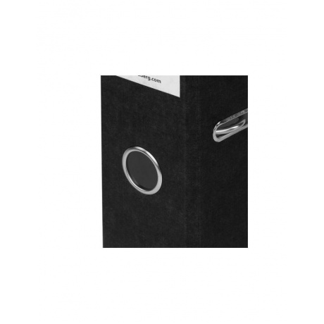 Папка-регистратор BRAUBERG ECO, 80 мм, черная, 221395 - фото 9