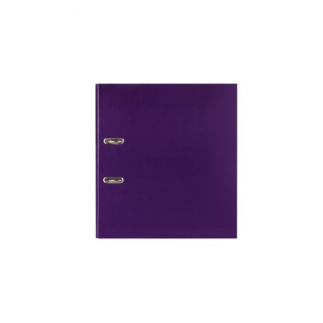 Папка-регистратор BRAUBERG, ламинированная, 80 мм, фиолетовая, 222073 - фото 2
