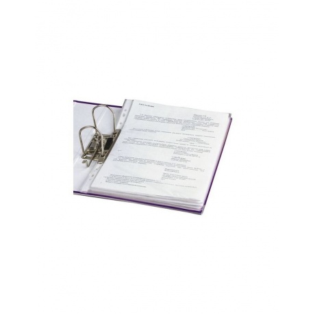Папка-регистратор BRAUBERG, ламинированная, 80 мм, фиолетовая, 222073 - фото 7