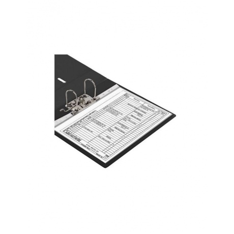 Папка-регистратор BRAUBERG с двухсторонним покрытием из ПВХ, 70 мм, черная, 222649 - фото 8