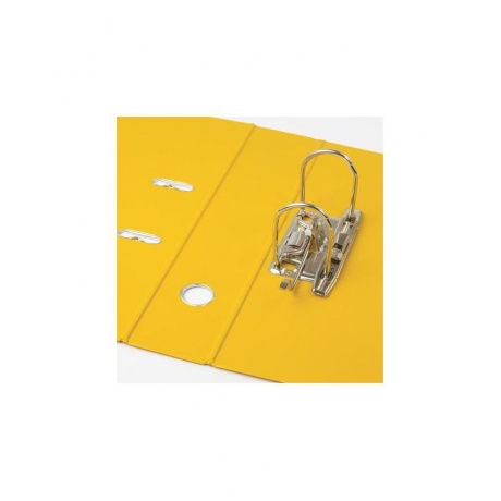 Папка-регистратор BRAUBERG с двухсторонним покрытием из ПВХ, 70 мм, желтая, 222650 - фото 6