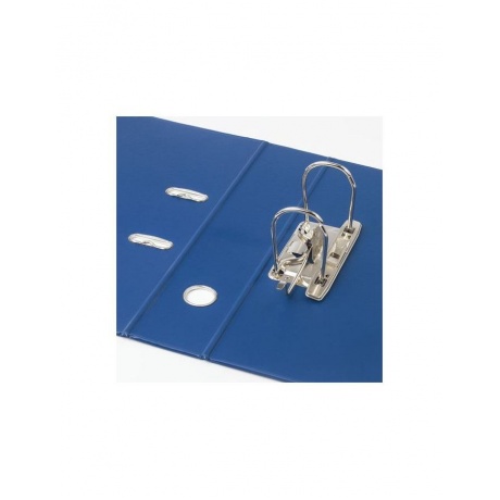 Папка-регистратор BRAUBERG с двухсторонним покрытием из ПВХ, 70 мм, синяя, 222655 - фото 6