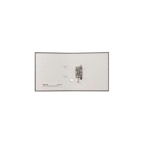 Папка-регистратор STAFF Бюджет с мраморным покрытием, 50 мм, без уголка, черный корешок, 227184, (5 шт.) - фото 3