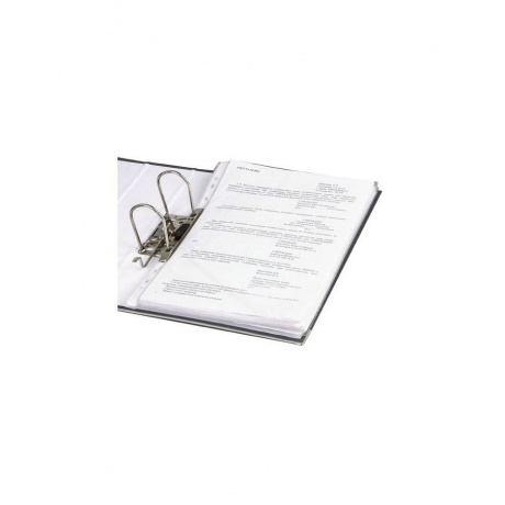 Папка-регистратор BRAUBERG с покрытием из ПВХ, 80 мм, с уголком, серая (удвоенный срок службы), 227190 - фото 7