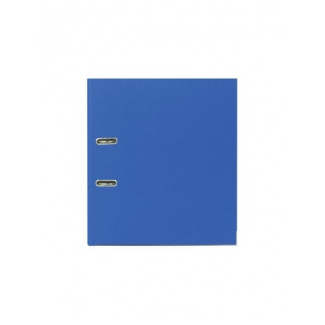 Папка-регистратор BRAUBERG с покрытием из ПВХ, 80 мм, с уголком, синяя (удвоенный срок службы), 227191 - фото 2
