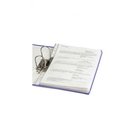 Папка-регистратор BRAUBERG с покрытием из ПВХ, 80 мм, с уголком, синяя (удвоенный срок службы), 227191 - фото 7