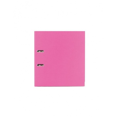 Папка-регистратор BRAUBERG с покрытием из ПВХ, 80 мм, с уголком, розовая (удвоенный срок службы), 227195 - фото 2