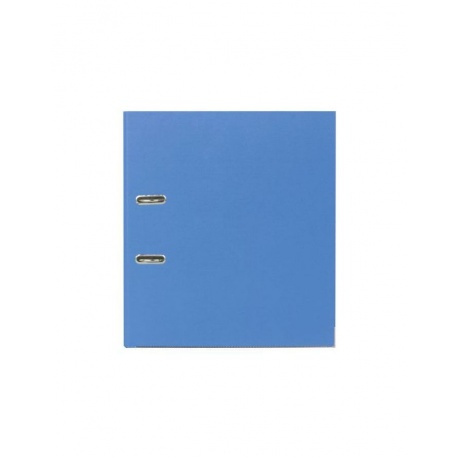 Папка-регистратор BRAUBERG с покрытием из ПВХ, 80 мм, с уголком, голубая (удвоенный срок службы), 227197 - фото 2