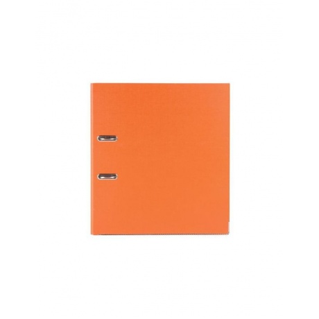 Папка-регистратор BRAUBERG с покрытием из ПВХ, 80 мм, с уголком, оранжевая (удвоенный срок службы), 227199 - фото 2