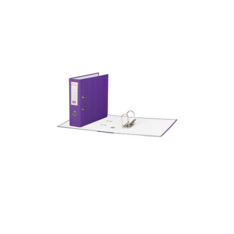 Папка-регистратор BRAUBERG с покрытием из ПВХ, 80 мм, с уголком, фиолетовая (удвоенный срок службы), 227200 - фото 6