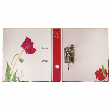 Папка-регистратор 70 мм, Red on White, 2-х стороняя запечатка, ПР4 10641, V119785 - фото 2