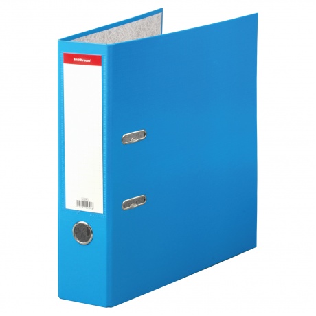 Папка–регистратор ERICH KRAUSE Neon, ламинированная, 70 мм, голубая, 45396 - фото 1