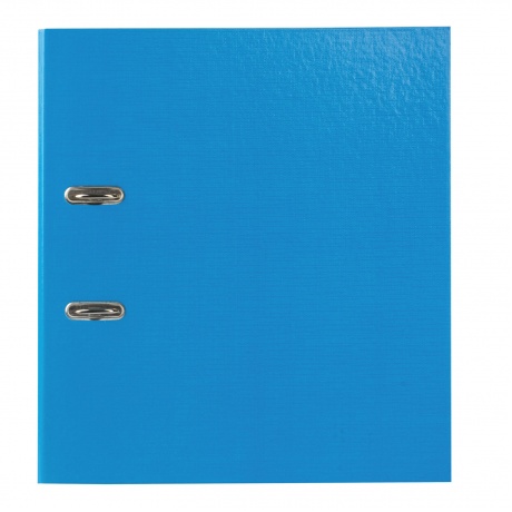Папка–регистратор ERICH KRAUSE Neon, ламинированная, 70 мм, голубая, 45396 - фото 4