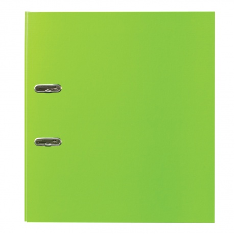 Папка–регистратор ERICH KRAUSE Neon, ламинированная, 70 мм, зеленая, 45397 - фото 4