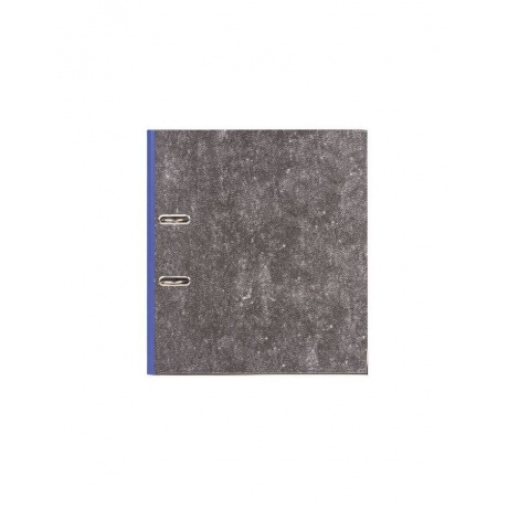 Папка-регистратор BRAUBERG, усиленный корешок, мраморное покрытие, 80 мм, с уголком, синяя - фото 2