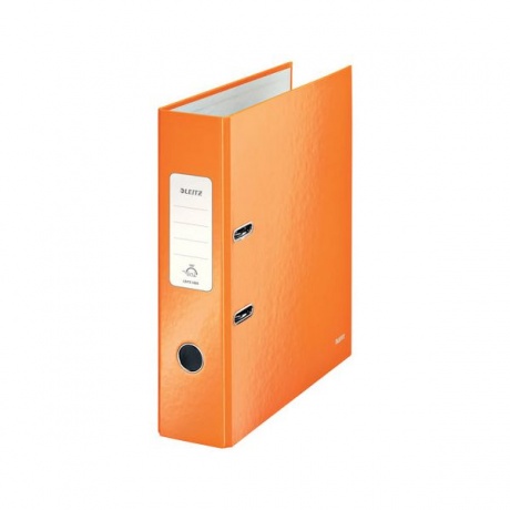 Папка-регистратор LEITZ, механизм 180°, с покрытием пластик, 80 мм, оранжевая, 10101245 - фото 9