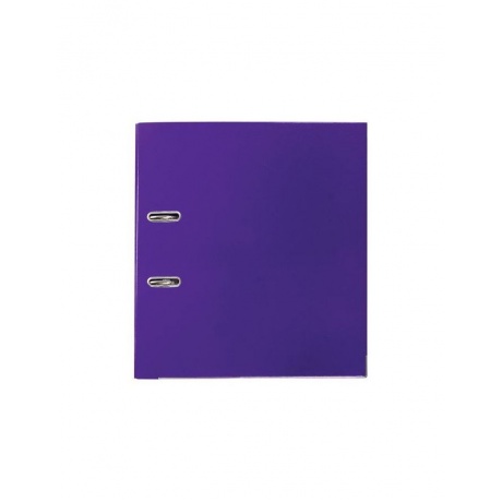 Папка-регистратор BRAUBERG EXTRA 75мм фиолетовая, двустороннее покрытие пластик, мет. уголок - фото 2