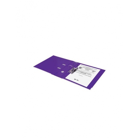 Папка-регистратор BRAUBERG EXTRA 75мм фиолетовая, двустороннее покрытие пластик, мет. уголок - фото 7