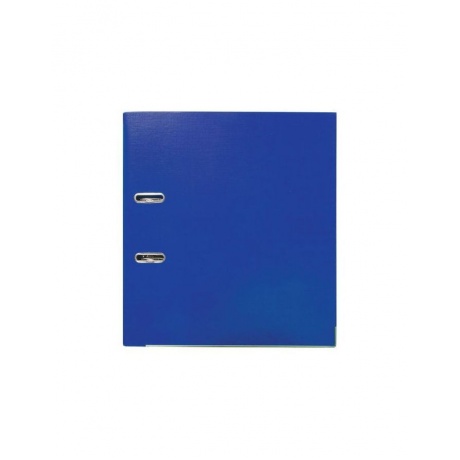 Папка-регистратор BRAUBERG EXTRA 75мм синяя, двустороннее покрытие пластик, мет. уголок - фото 2