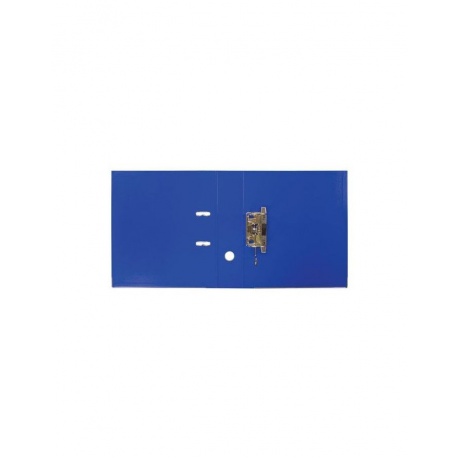 Папка-регистратор BRAUBERG EXTRA 75мм синяя, двустороннее покрытие пластик, мет. уголок - фото 3