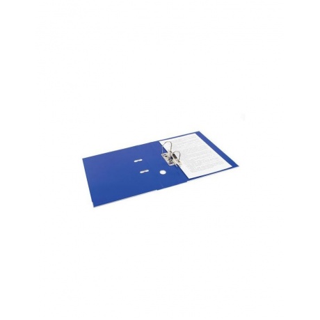 Папка-регистратор BRAUBERG EXTRA 75мм синяя, двустороннее покрытие пластик, мет. уголок - фото 7