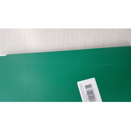Папка-регистратор BRAUBERG с покрытием из ПВХ, 80 мм, с уголком, зеленая (удвоенный срок службы), 227193 хорошее состояние - фото 4