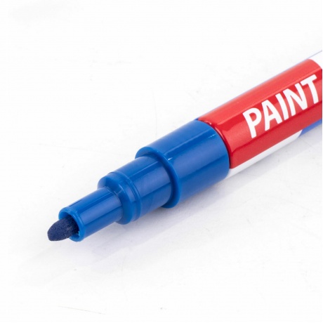 151970, (цена за 12 шт.) Маркер-краска лаковый EXTRA (paint marker) 2 мм, СИНИЙ, УСИЛЕННАЯ НИТРО-ОСНОВА, BRAUBERG, 151970 - фото 4