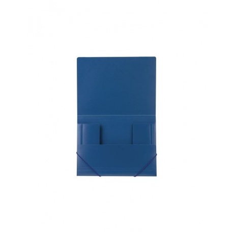 Папка на резинках BRAUBERG, стандарт, синяя, до 300 листов, 0,5 мм, 221623, (10 шт.) - фото 3